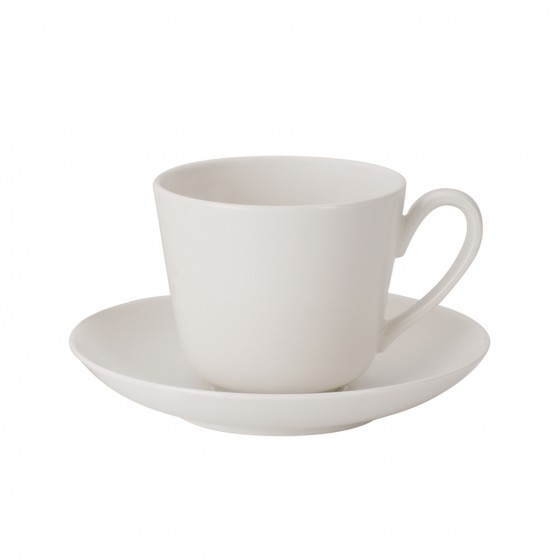 Villeroy & Boch Кофейная пара для эспрессо / мокко 0,10 л Twist White | https://grandposuda.com.ua