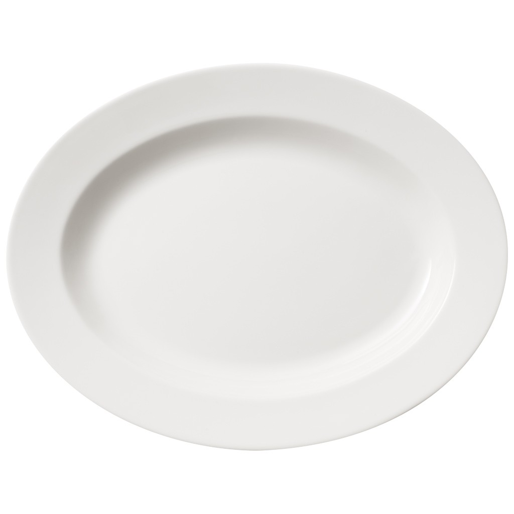 Villeroy & Boch Блюдо овальне 34 см Twist White | https://grandposuda.com.ua