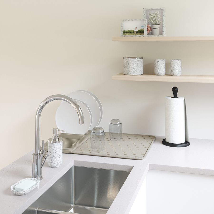 Umbra Фоторамка для фотографій 10 х 15 см Edge terrazzo | https://grandposuda.com.ua