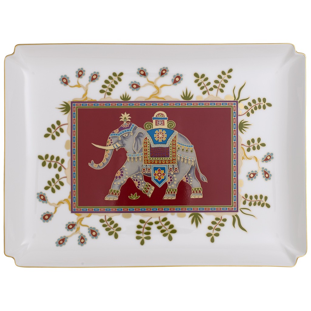 Villeroy & Boch Тарілка декоративна 28 x 21 см більша Samarkand Rubin Gifts | https://grandposuda.com.ua