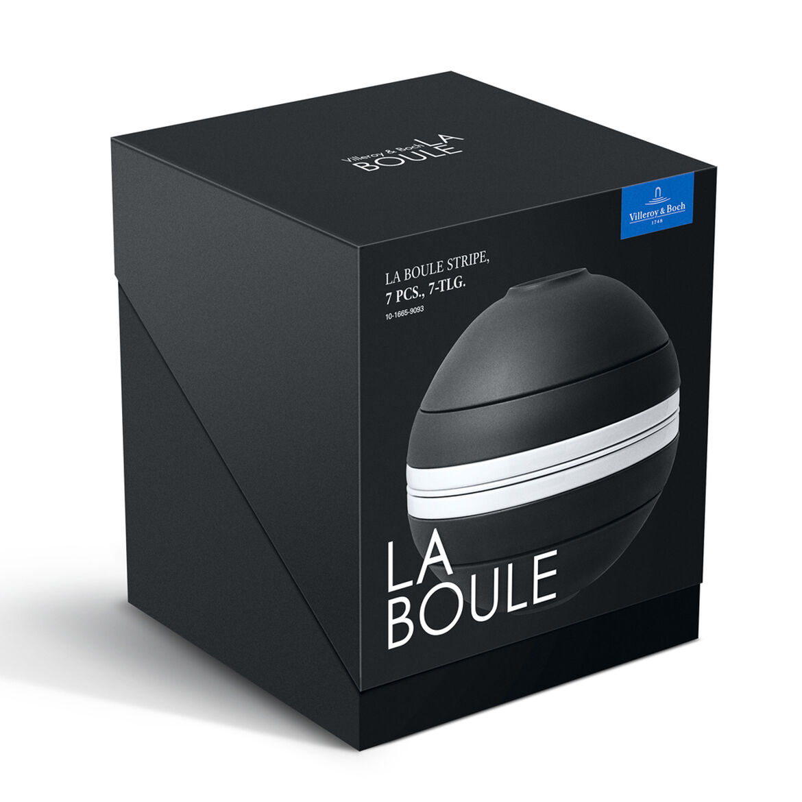 Villeroy & Boch Набір тарілок 7 предметів Stripe La Boule | https://grandposuda.com.ua