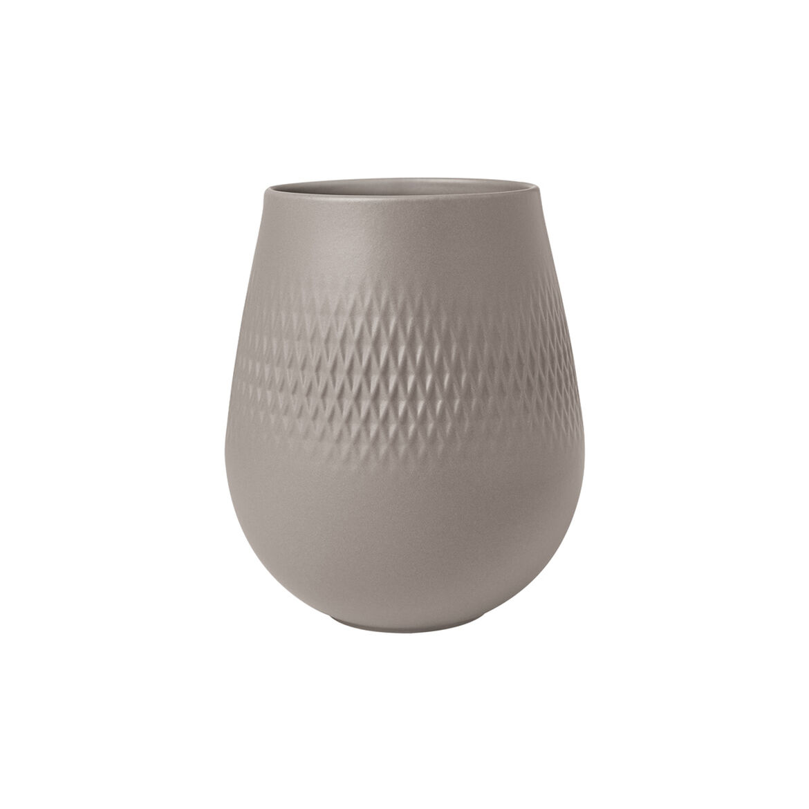 Villeroy & Boch Ваза 15 см Taupe Collier Carre Villeroy & Boch Ваза 15 см Taupe Collier Carre | https://grandposuda.com.ua