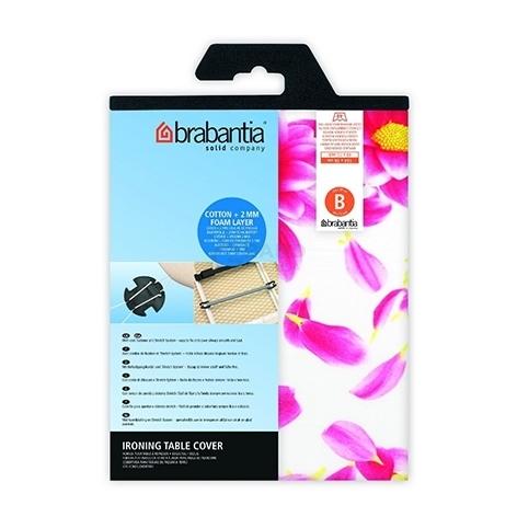 Brabantia Чехол со слоями фетра 4 мм + поролона 4 мм, 124 x 38 см (B) Pink Santini | https://grandposuda.com.ua