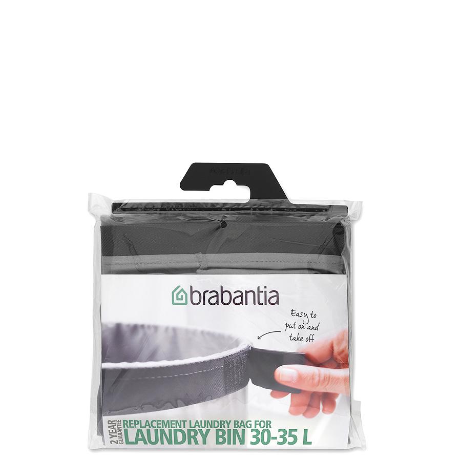 Brabantia Сменный мешок для бельевого бака 35 л серый | https://grandposuda.com.ua