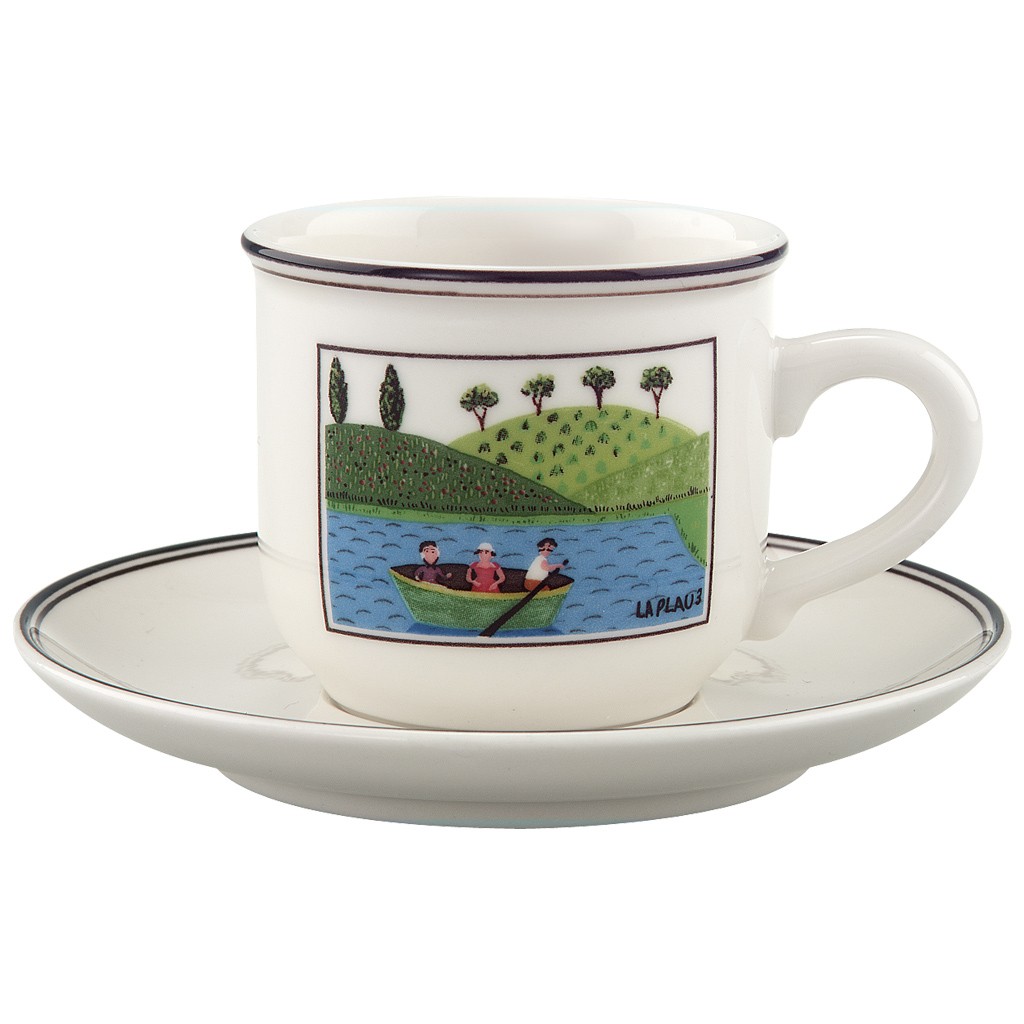 Villeroy & Boch Кофейная пара для эспрессо / мокко 0,10 л Design Naif | https://grandposuda.com.ua