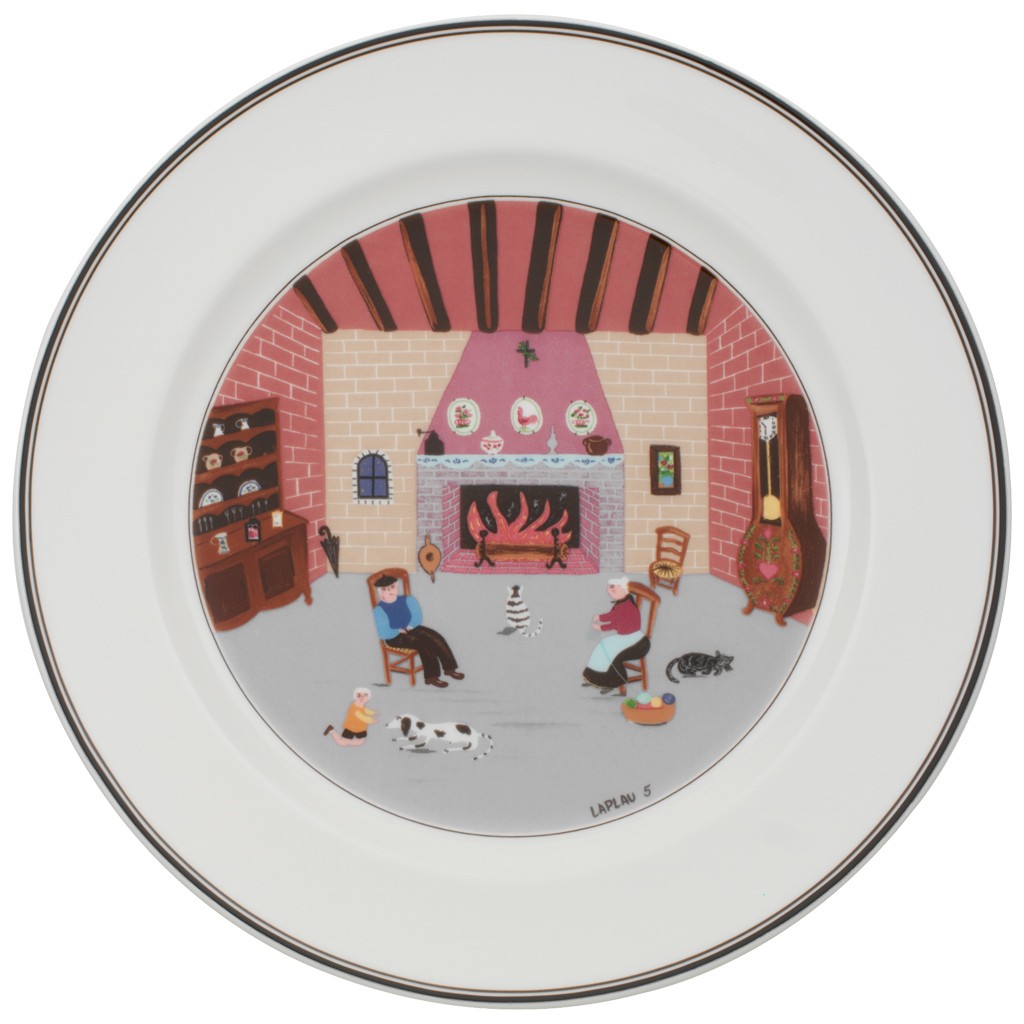 Villeroy & Boch Тарелка 27 см Камин Design Naif | https://grandposuda.com.ua