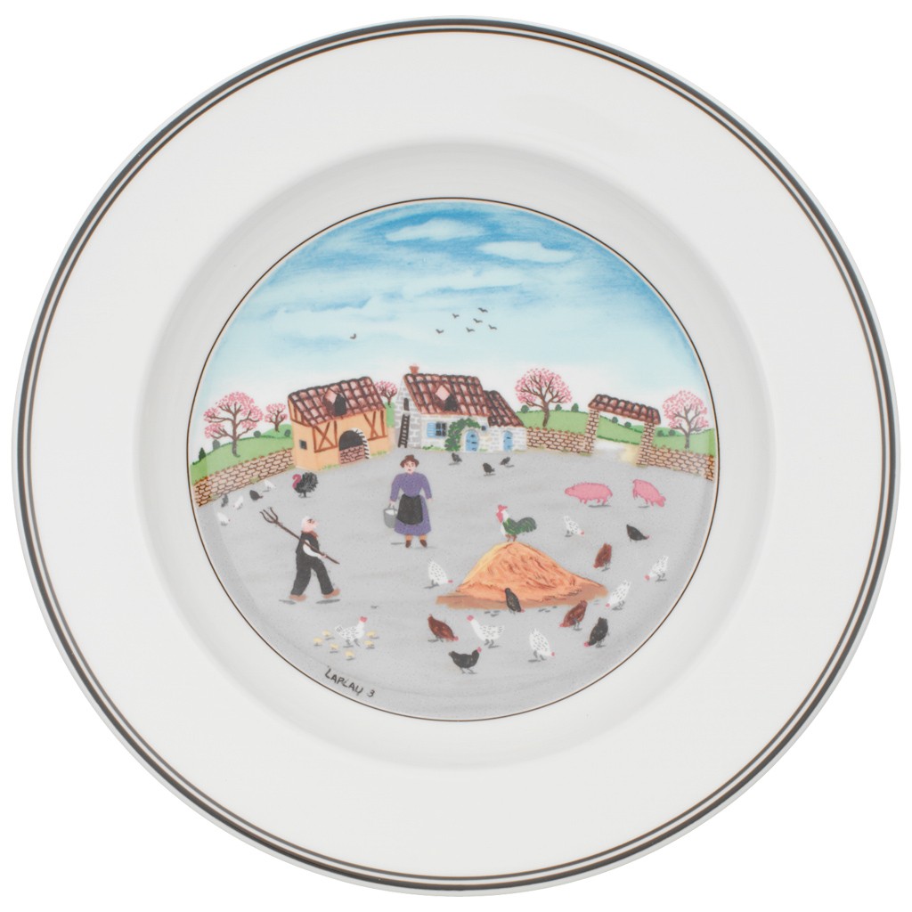 Villeroy & Boch Тарілка для супу Пташиний двір 21 см Design Naif | https://grandposuda.com.ua
