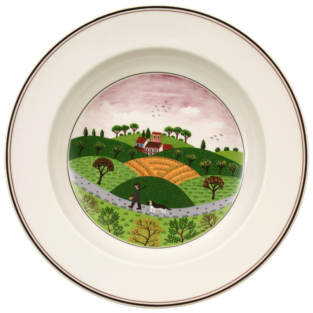 Villeroy & Boch Тарілка для супу Мисливець 21 см Design Naif | https://grandposuda.com.ua