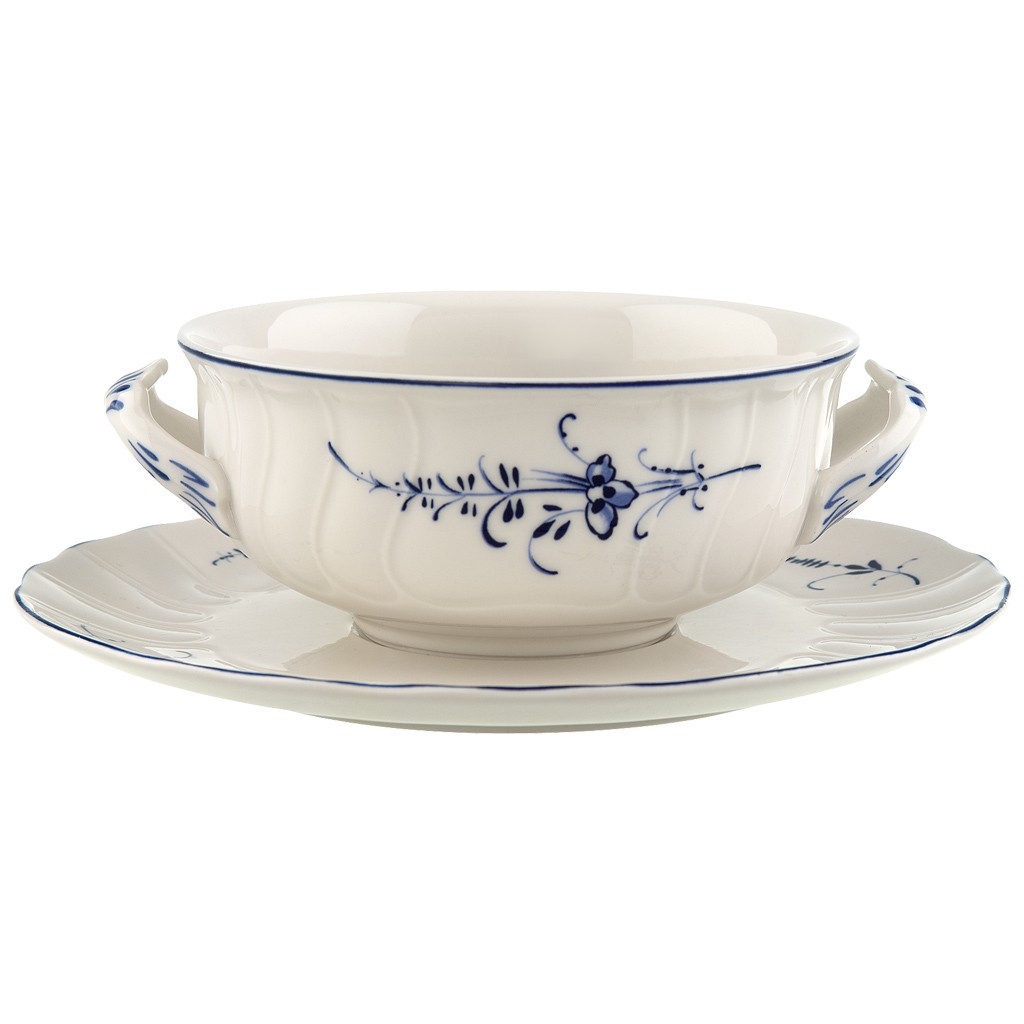 Villeroy & Boch Піала для супу / бульйону з блюдцем Vieux Luxemburg | https://grandposuda.com.ua