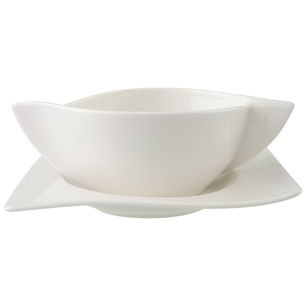 Villeroy & Boch Пиала для супа / бульона с блюдцем NewWave Porzellan | https://grandposuda.com.ua