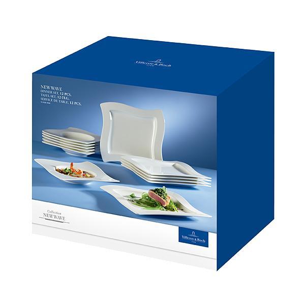 Villeroy & Boch Набір тарілок 12 предметів New Wave | https://grandposuda.com.ua