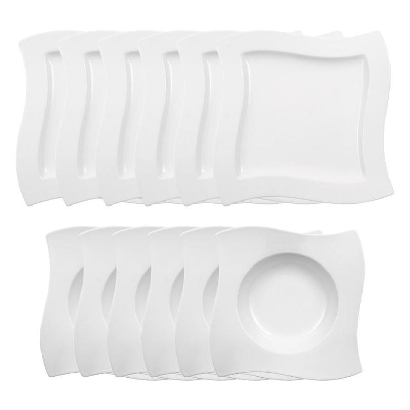Villeroy & Boch Набір тарілок 12 предметів New Wave | https://grandposuda.com.ua