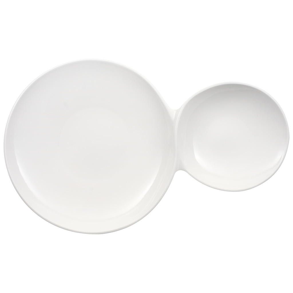 Villeroy & Boch Тарелка Two in One 39 см Flow | https://grandposuda.com.ua
