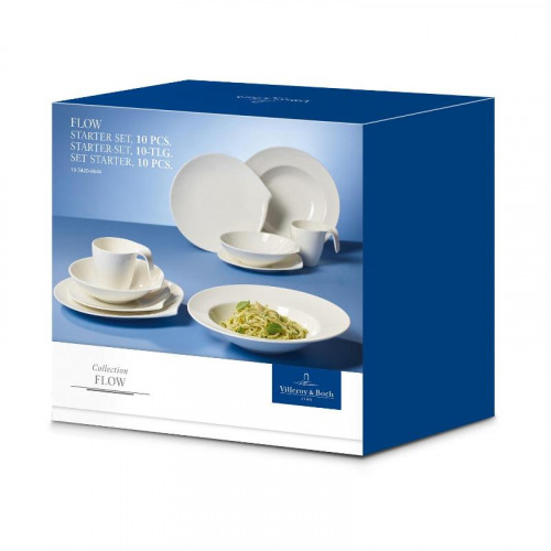 Villeroy & Boch Набор столовой посуды 10 предметов Flow Villeroy & Boch Набор столовой посуды 10 предметов Flow | https://grandposuda.com.ua