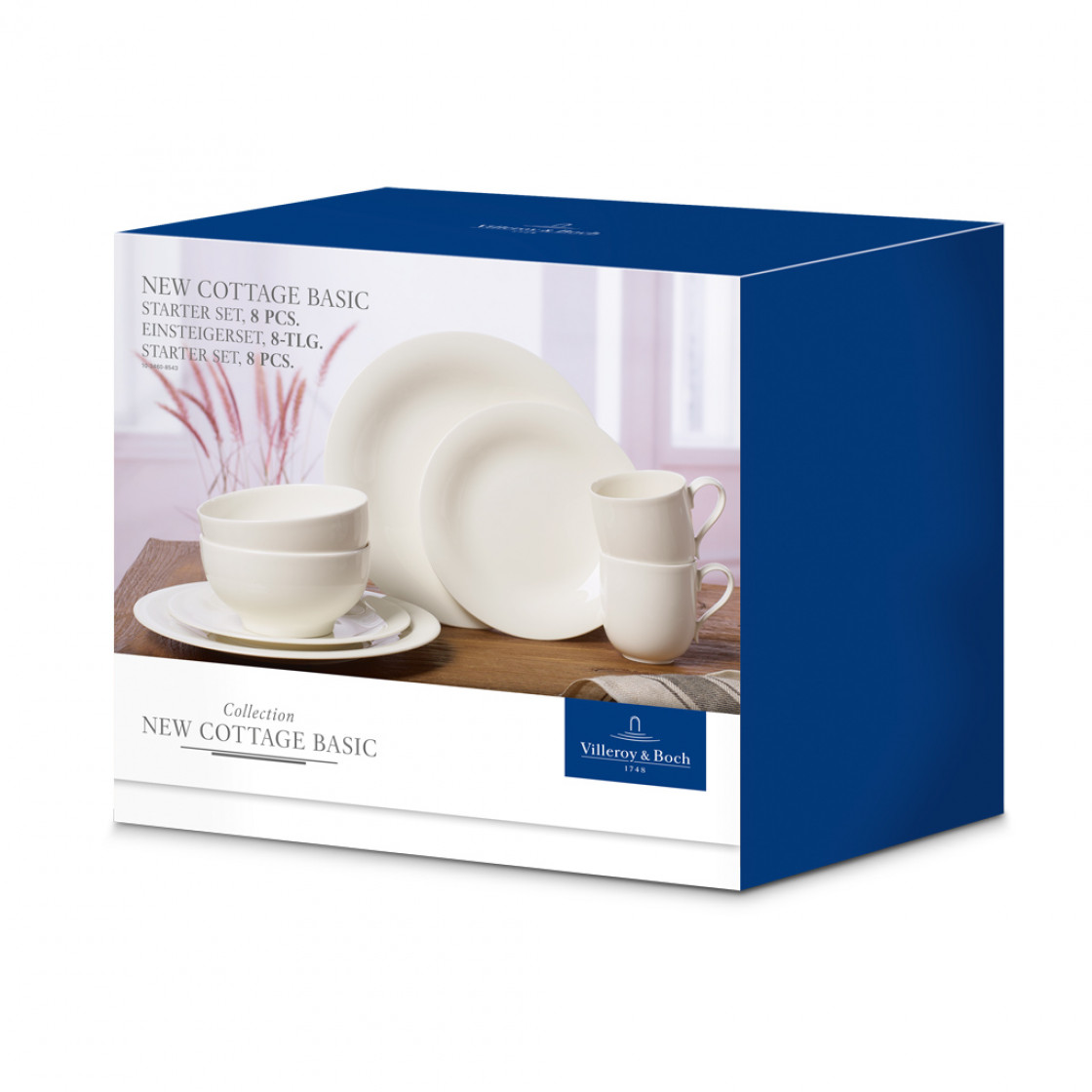 Villeroy & Boch Набір столового посуду 8 предметів New Cottage Basic | https://grandposuda.com.ua