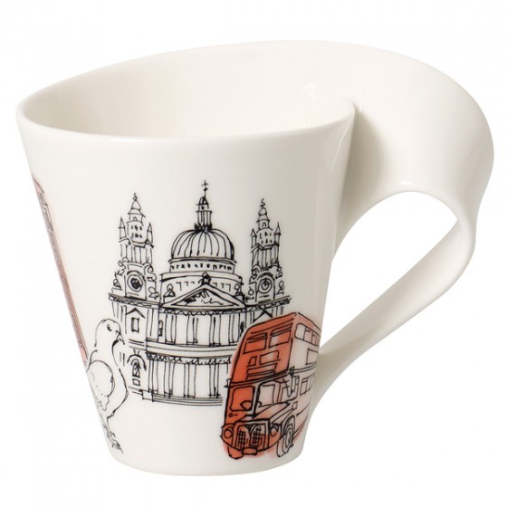 Villeroy & Boch Кружка 300 мл в подарунковій упаковці NewWave Caffe Cities of the World | https://grandposuda.com.ua