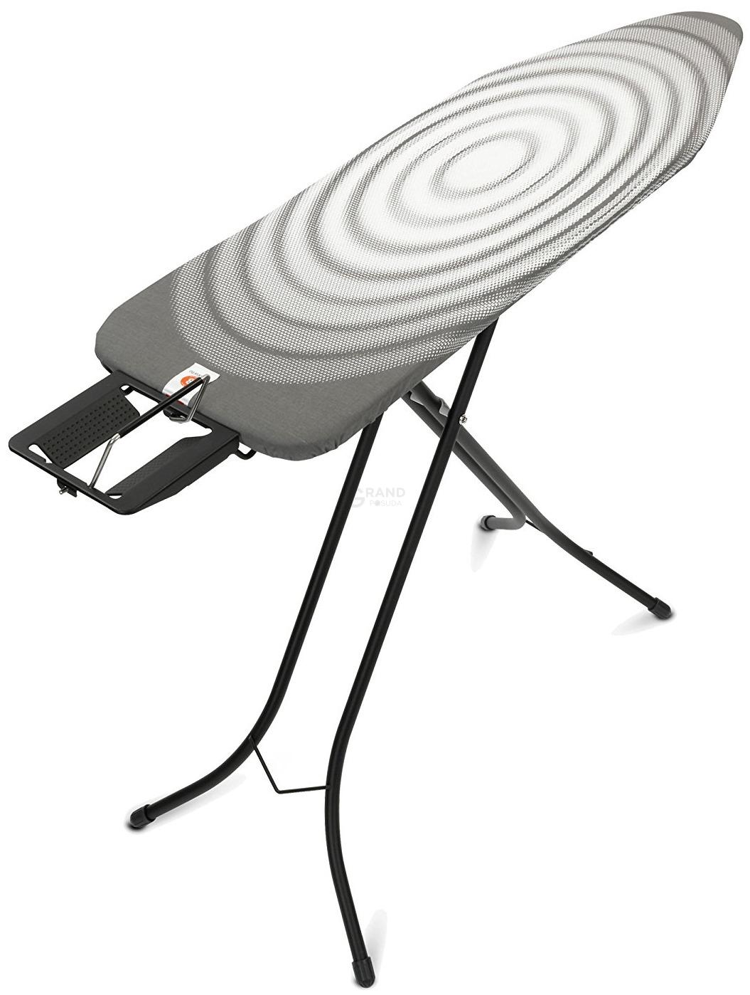 Brabantia Дошка з підставкою для парової праски 124 x 38 см (B) Titan Oval | https://grandposuda.com.ua