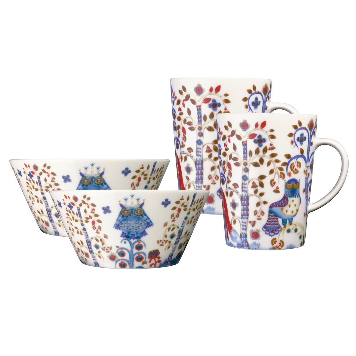 Iittala Тарілка Ø 22 см біла / мульти Taika | https://grandposuda.com.ua