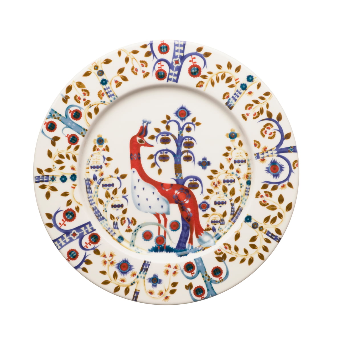 Iittala Тарілка Ø 22 см біла / мульти Taika | https://grandposuda.com.ua