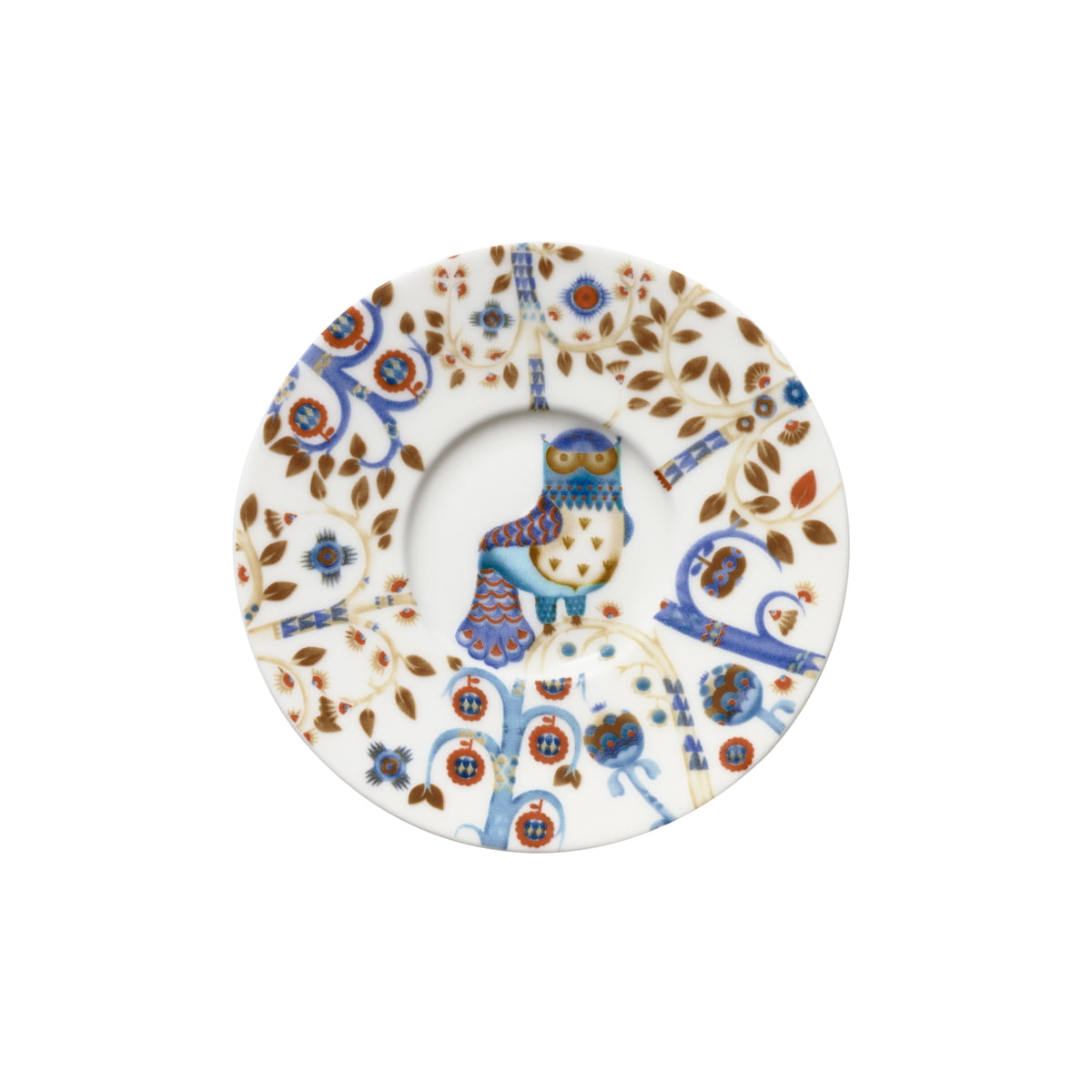 Iittala Блюдце до чашки для еспресо Ø 11 см біле Taika | https://grandposuda.com.ua