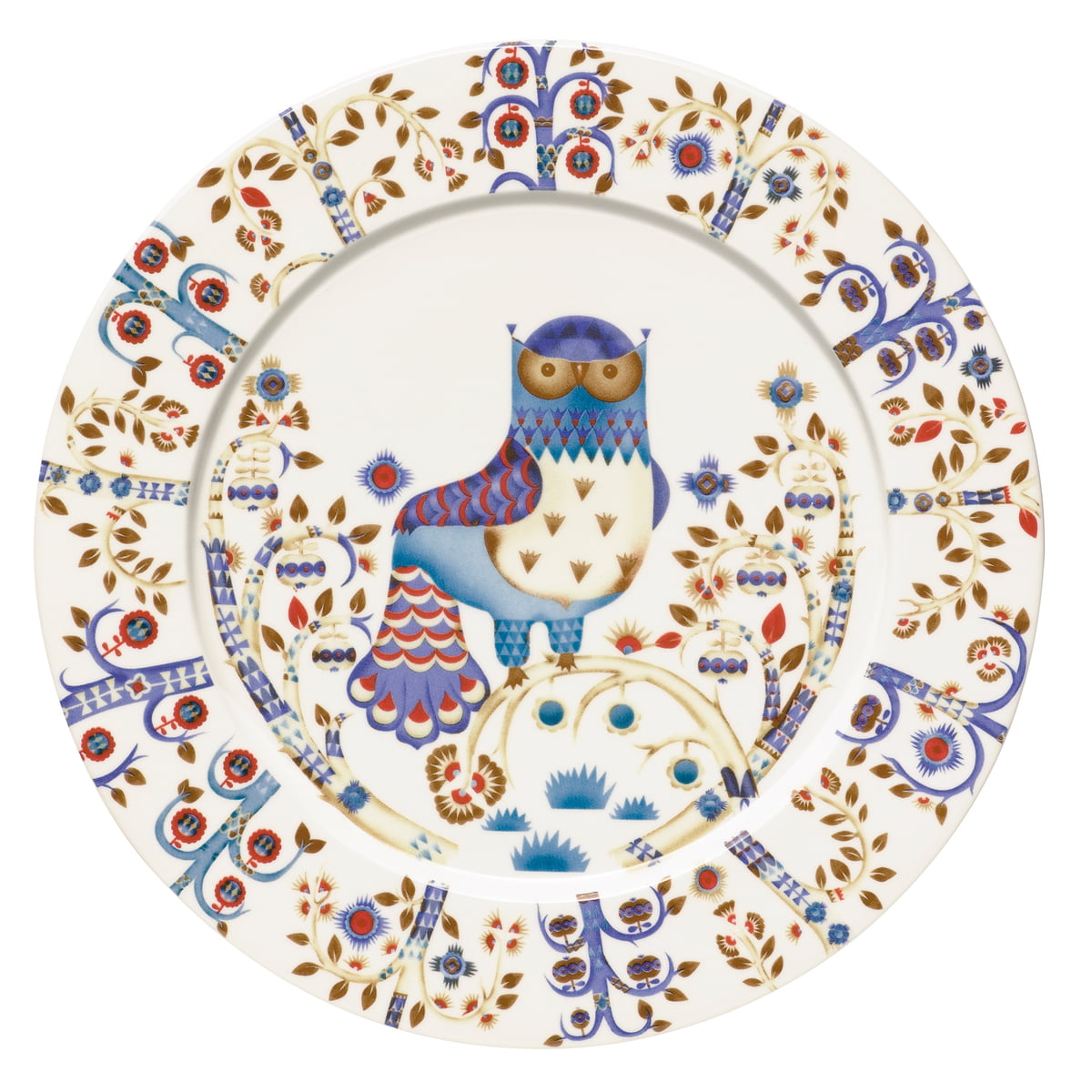 Iittala Тарілка Ø 30 см біла / мульти Taika | https://grandposuda.com.ua