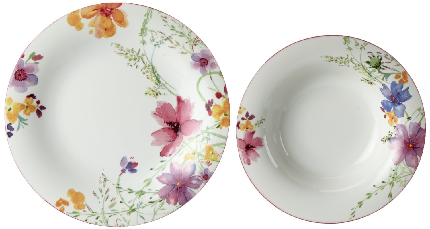 Villeroy & Boch Набір тарілок 12 предметів Mariefleur | https://grandposuda.com.ua