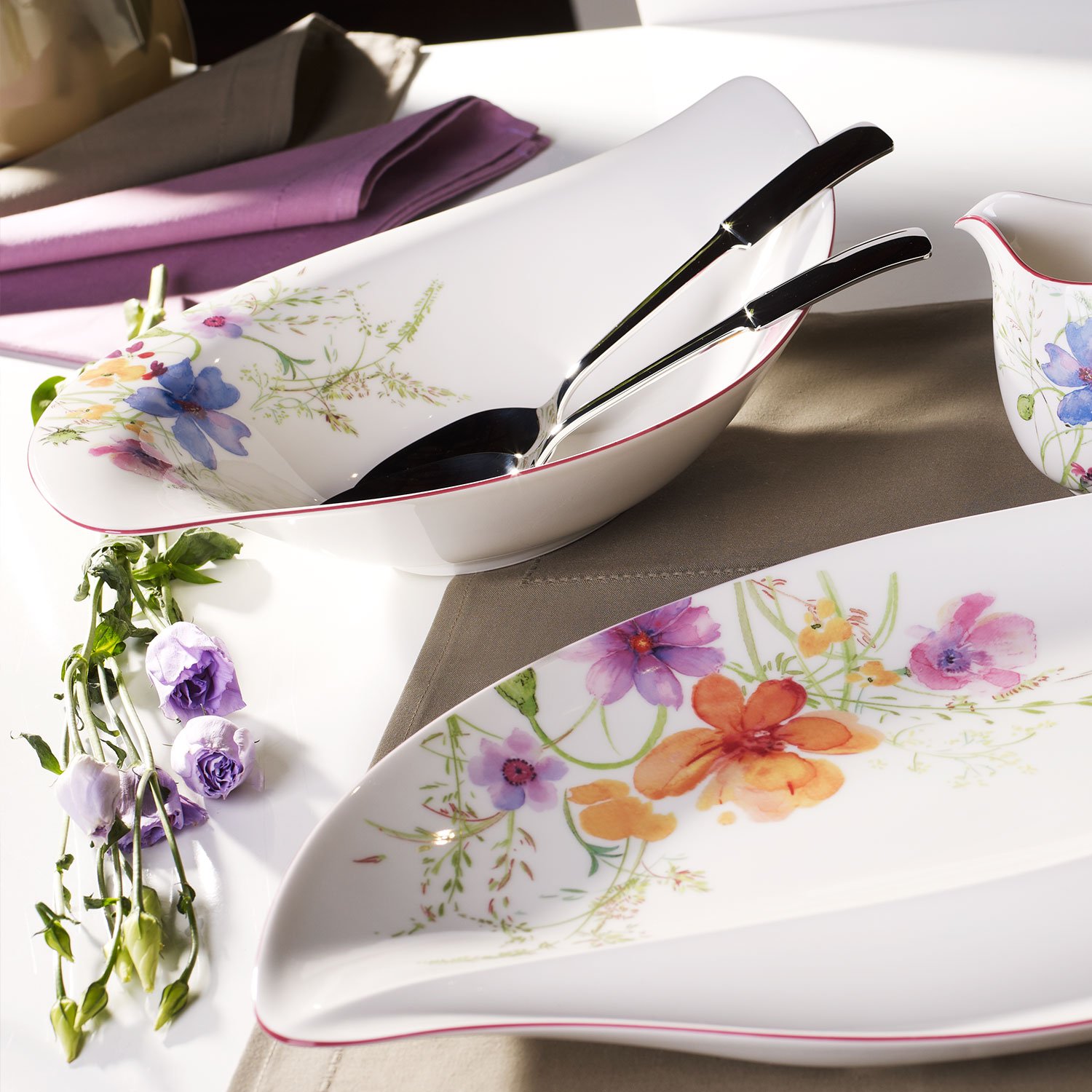Villeroy & Boch Салатница 36 x 24 см Mariefleur | https://grandposuda.com.ua