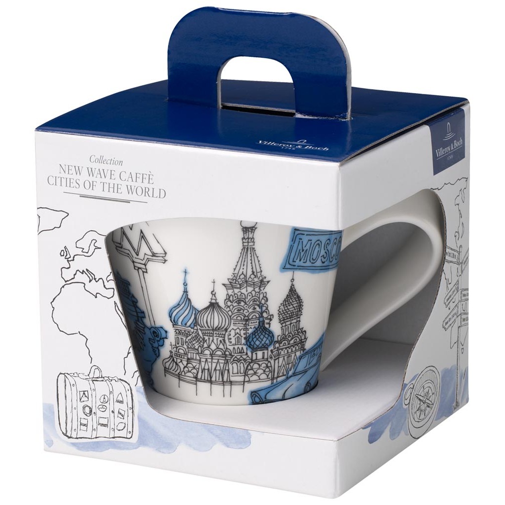 Villeroy & Boch Кружка 0,3 л в подарочной упаковке NewWave Caffe Cities of the World | https://grandposuda.com.ua