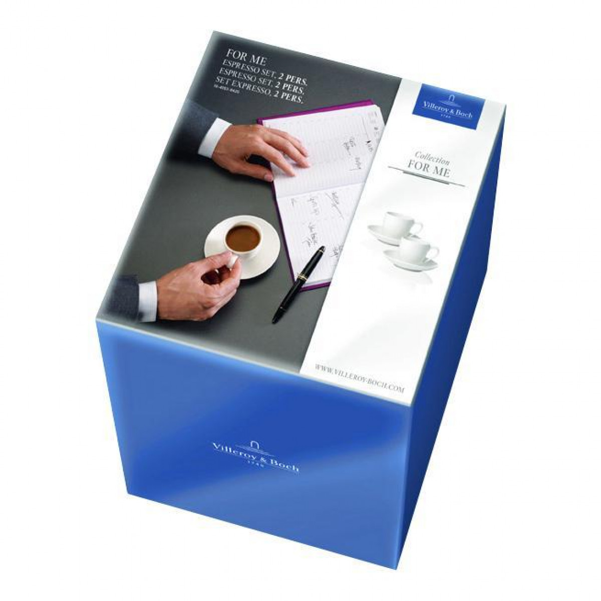 Villeroy & Boch Кавова пара для еспресо 0,10 л на 2 пресони For Me | https://grandposuda.com.ua