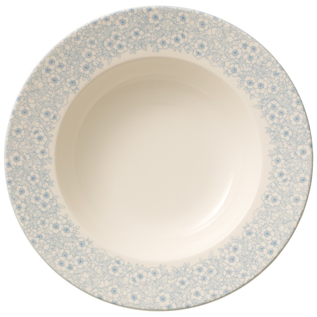 Villeroy & Boch Тарілка для супу 25 см Floreana Blue | https://grandposuda.com.ua