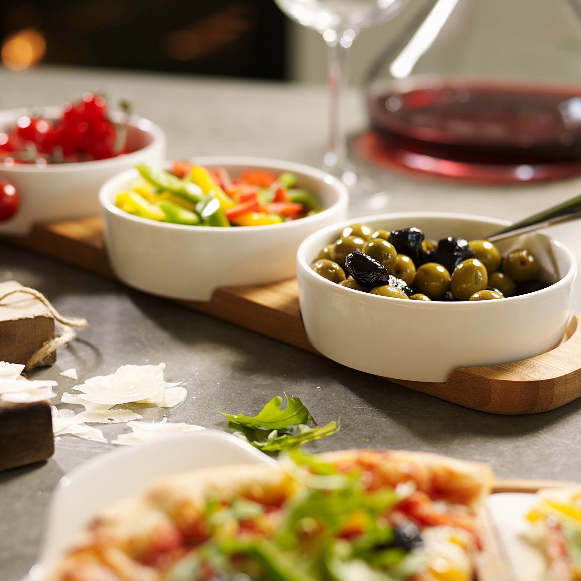 Villeroy & Boch Набір для соусів / начинки, 4 предмета Pizza Passion | https://grandposuda.com.ua