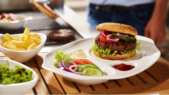 Villeroy & Boch Тарілка для бургера 36 х 25.5 см набір 2 предмета BBQ Passion | https://grandposuda.com.ua