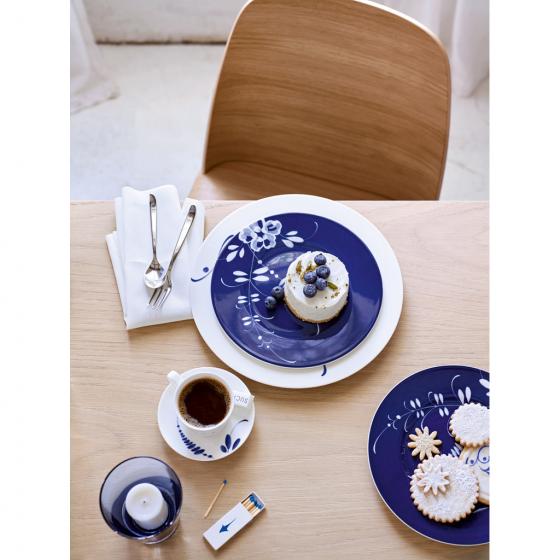 Villeroy & Boch Тарелка для хлеба 16 см синяя Vieux Luxemburg Brindille | https://grandposuda.com.ua