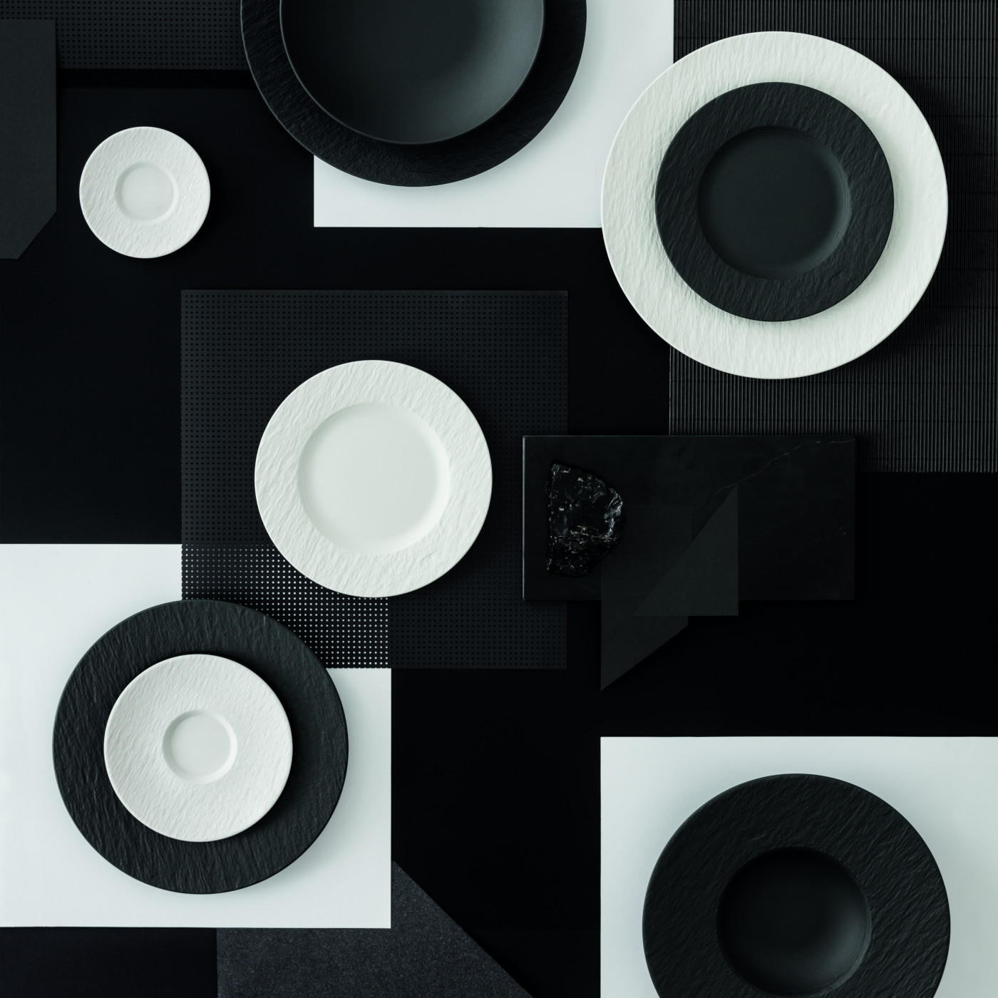 Villeroy & Boch Тарілка для пасти 29 см Rock Manufacture | https://grandposuda.com.ua