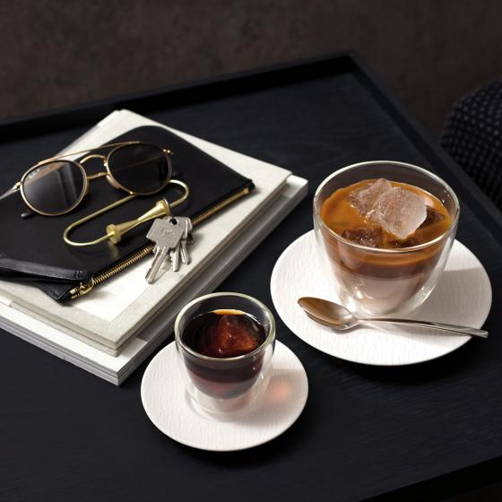 Villeroy & Boch Блюдце до чашки для кави 17 см біле Rock Manufacture | https://grandposuda.com.ua