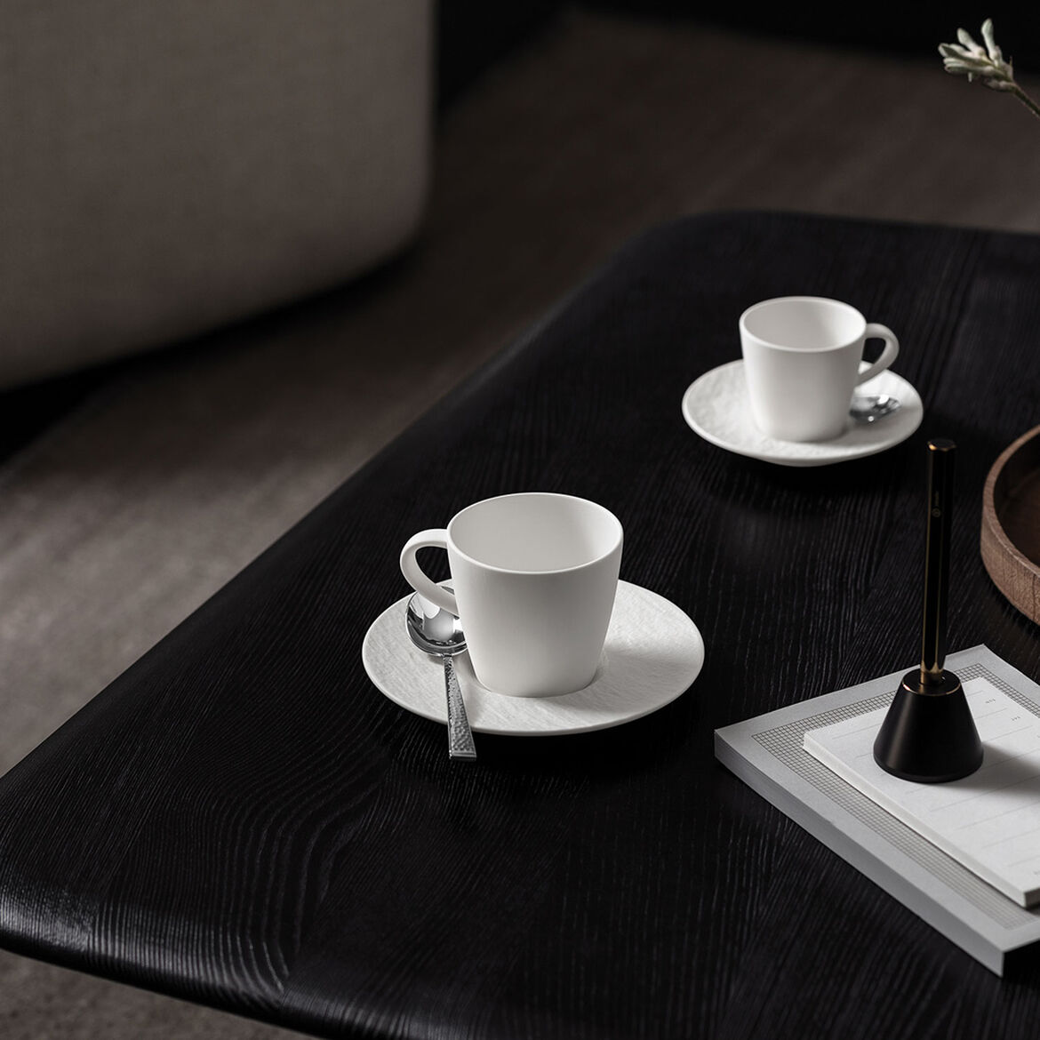 Villeroy & Boch Блюдце 15,4 см White Manufacture Rock Blanc | https://grandposuda.com.ua