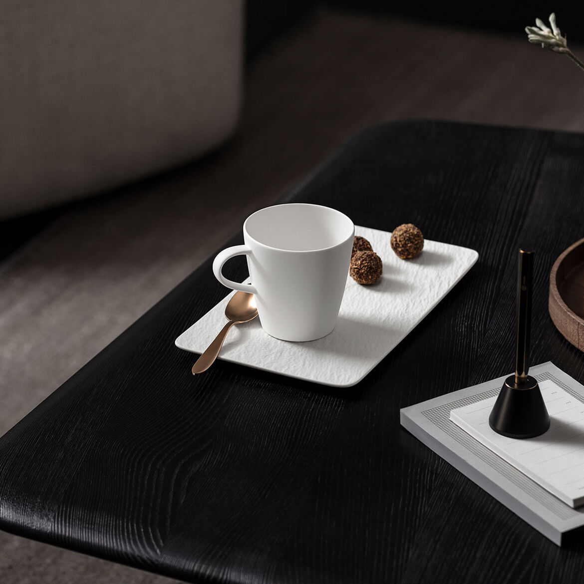 Villeroy & Boch Блюдо 35 х 18 см White Manufacture Rock Blanc | https://grandposuda.com.ua