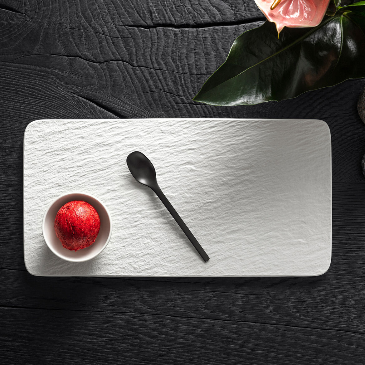 Villeroy & Boch Блюдо 35 х 18 см White Manufacture Rock Blanc | https://grandposuda.com.ua