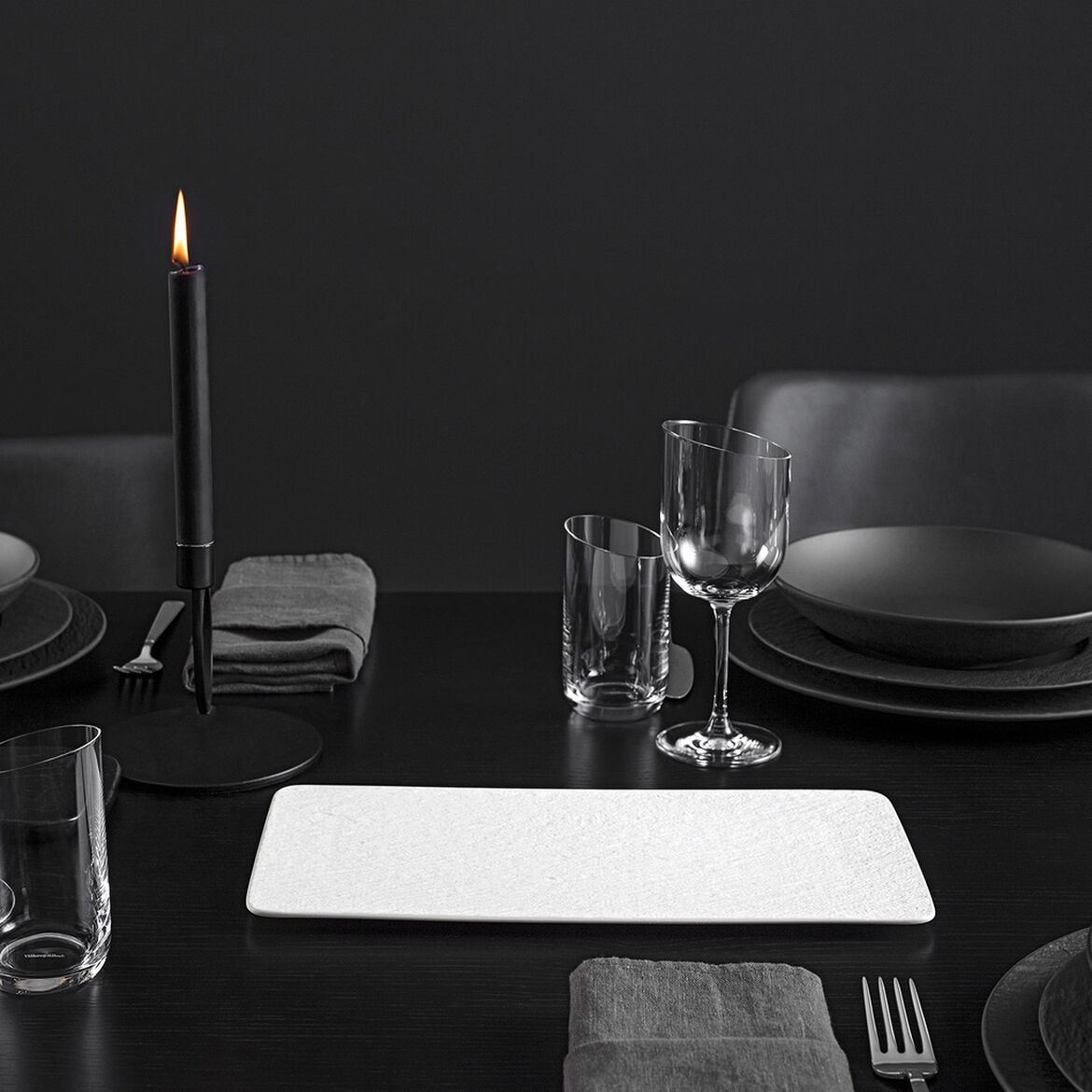 Villeroy & Boch Блюдо 35 х 18 см White Manufacture Rock Blanc | https://grandposuda.com.ua