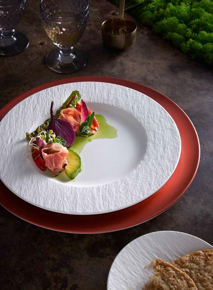 Villeroy & Boch Подстановочная тарелка 27 см blanc Rock Manufacture | https://grandposuda.com.ua