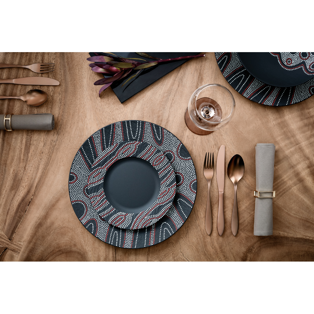 Villeroy & Boch Подстановочная тарелка с декором 27 см Rock Manufacture | https://grandposuda.com.ua