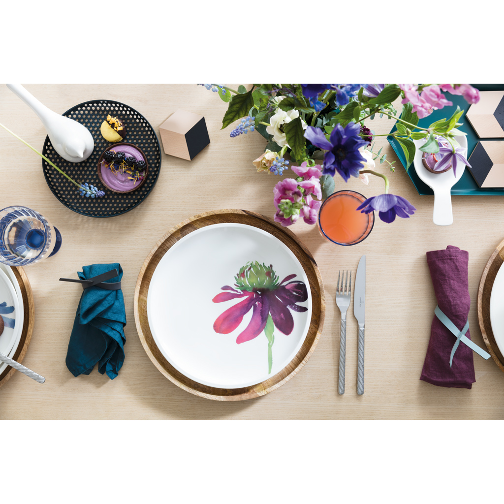 Villeroy & Boch Блюдце до чашки для еспресо / мокко 12 см Flower Art Artesano | https://grandposuda.com.ua