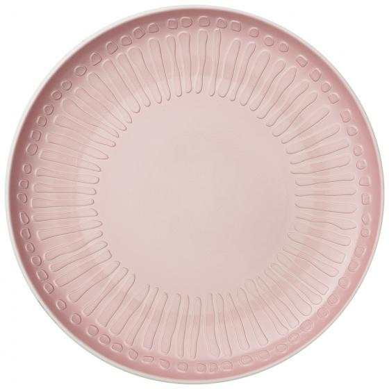 Villeroy & Boch Тарілка 24 х 3 см рожева Blossom Its my match | https://grandposuda.com.ua