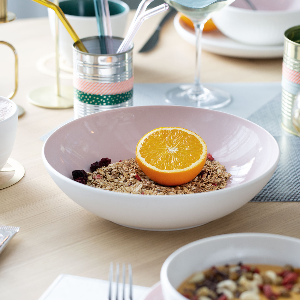 Villeroy & Boch Тарілка сервірувальна глибока рожева 26 см Its my match | https://grandposuda.com.ua