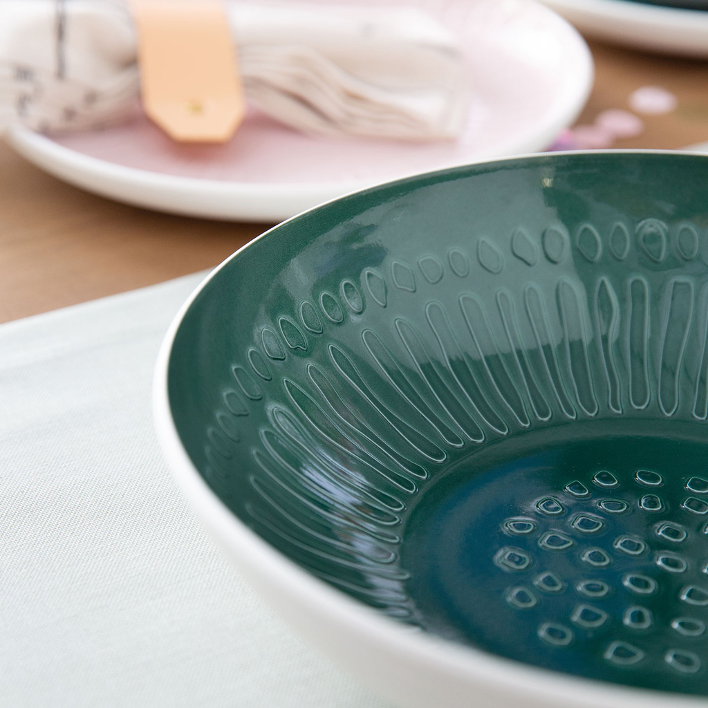 Villeroy & Boch Тарелка сервировочная глубокая зеленая 26 см It's my match | https://grandposuda.com.ua