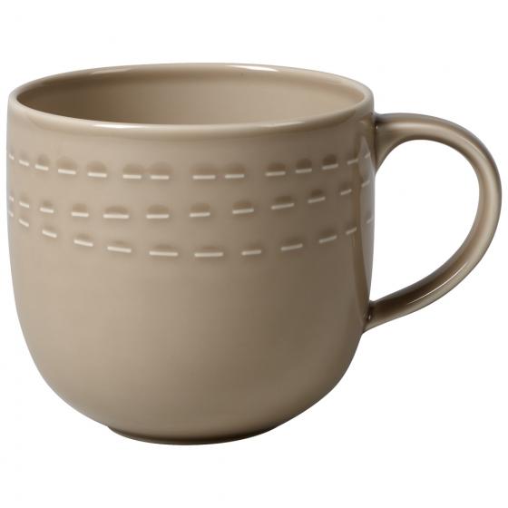 Villeroy & Boch Кружка 0,48 л темно-бежева Its my moment | https://grandposuda.com.ua