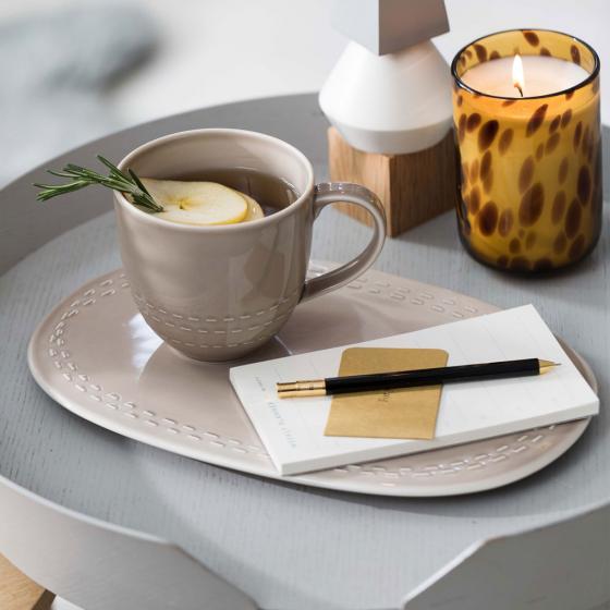 Villeroy & Boch Тарілка 29,5x19x1,5 см темно-бежева Its my moment | https://grandposuda.com.ua