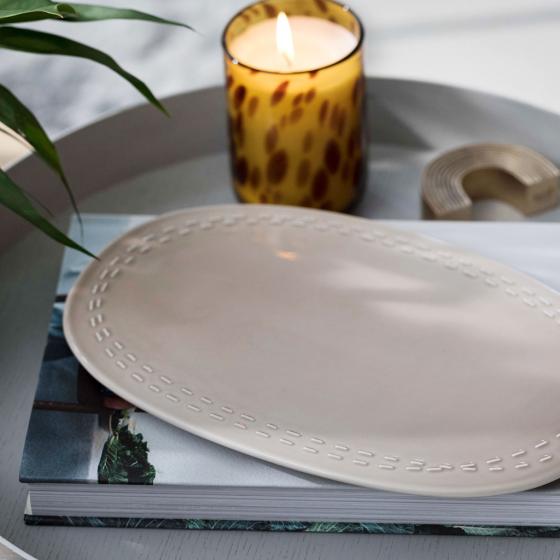 Villeroy & Boch Тарілка 29,5x19x1,5 см темно-бежева Its my moment | https://grandposuda.com.ua