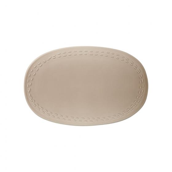 Villeroy & Boch Тарілка 29,5x19x1,5 см темно-бежева Its my moment Villeroy & Boch Тарілка 29,5x19x1,5 см темно-бежева Its my moment | https://grandposuda.com.ua