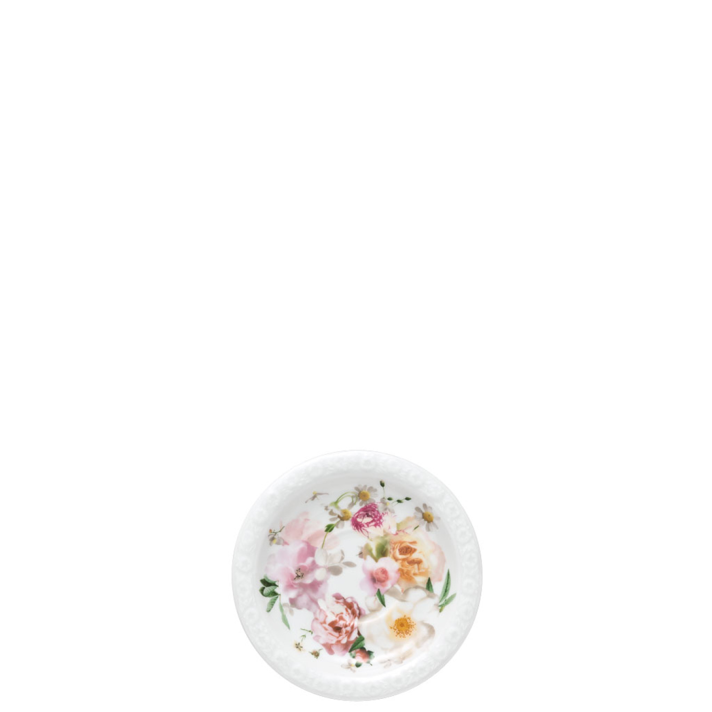 Rosenthal Блюдце для чашки для кофе эспрессо / мокко Maria Pink Rose | https://grandposuda.com.ua